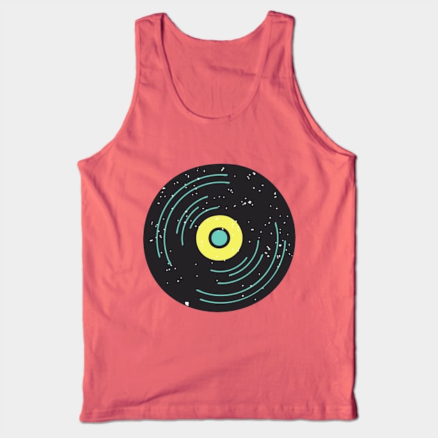 Modern Vinyl Tank Top by NewWorldIsHere